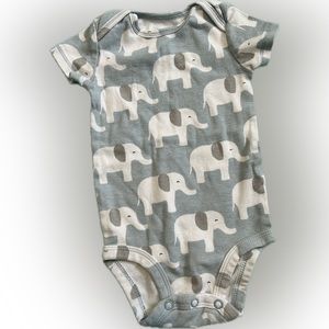 Carters Elephant Onesie 6 Months
